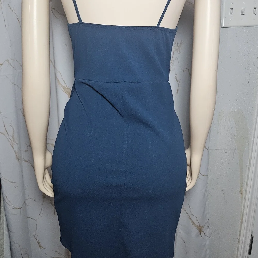 Lulu's Teal Mini Dress